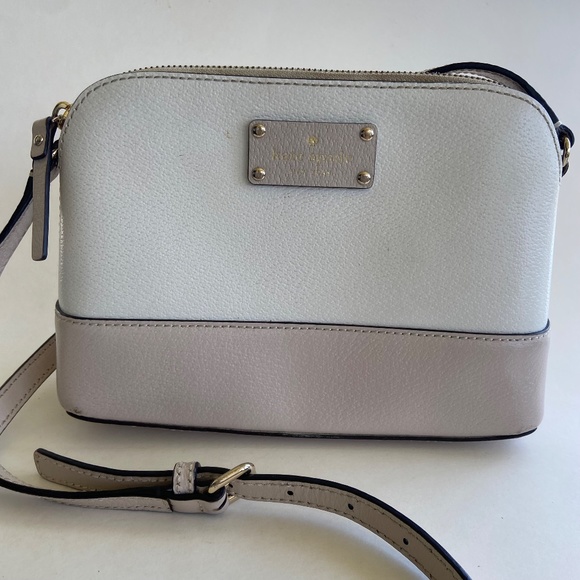 Kate Spade Leather Color Block Cross Body Bag Purse - Picture 2 of 12